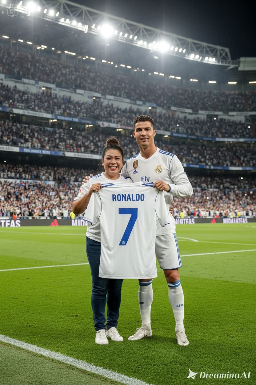 Take a photo With Cristiano Ronaldo