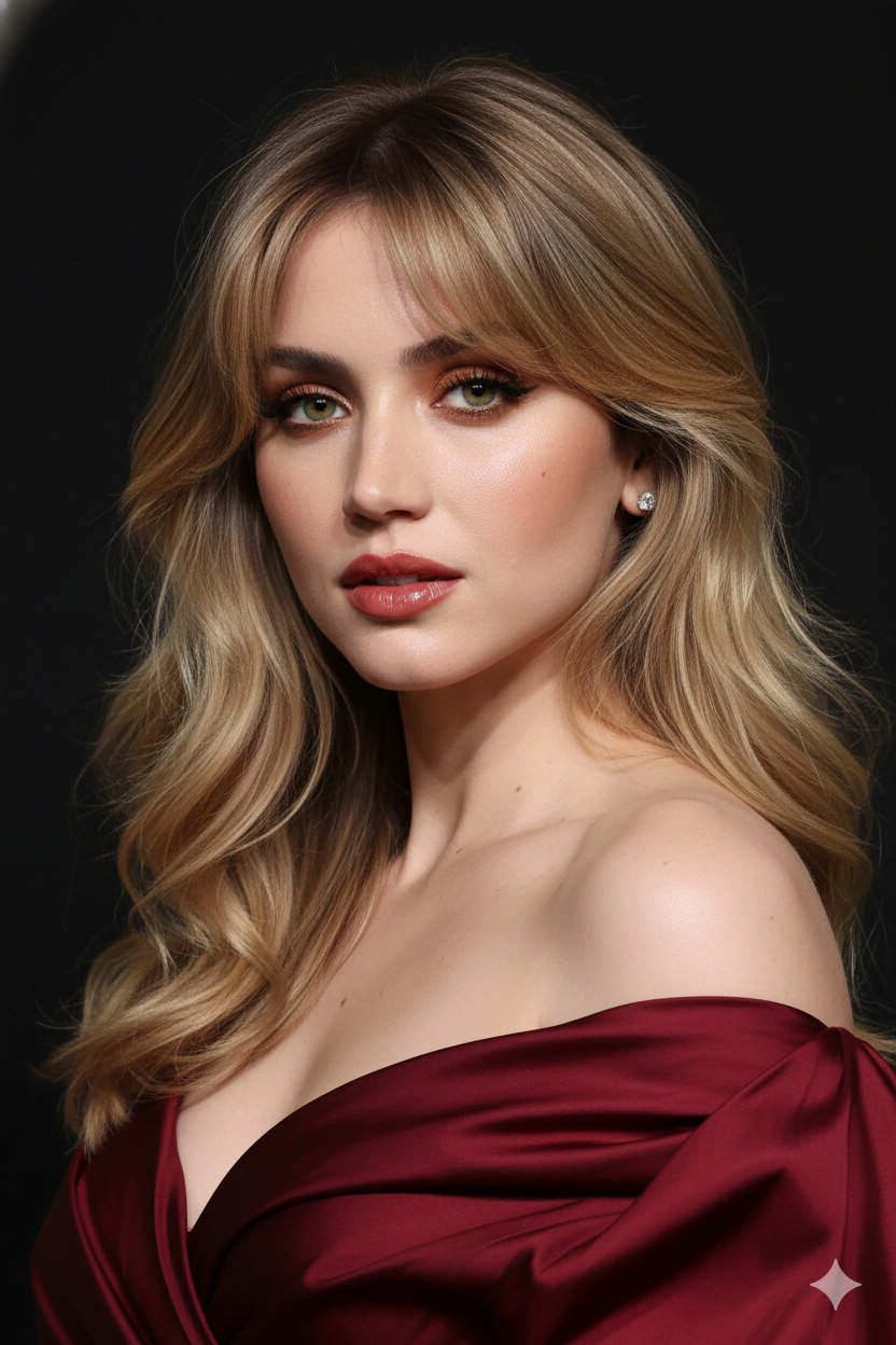 Ultra-realistic 8K close-up portrait of a female